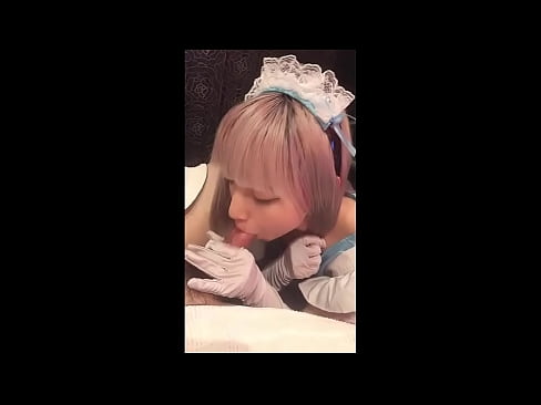 ❤️ جاپاني بت [ميوڪا]، فرينچ نوڪر جو لباس، حصو 1، بلو جاب ۽ لوشن سان جرڪ آف ❤️❌  ❤